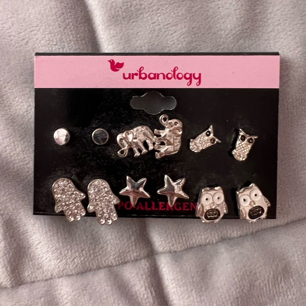 Silver Urbanology earrings